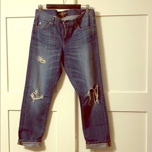 Lucky Brand Sienna Cigarette Boyfriend Jeans